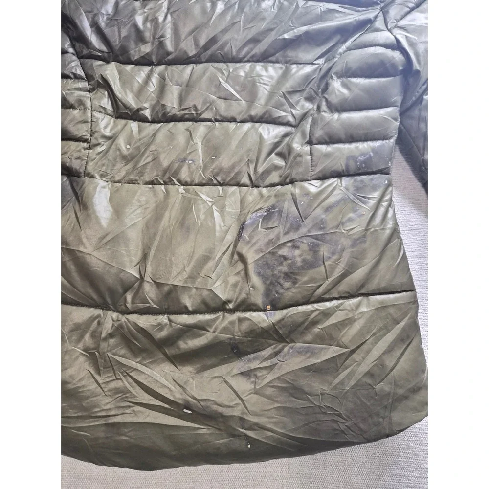 Michael Kors Puffer Jacket Girls 7/8 Black Faux Fur Hooded Full Zip Winter Wear